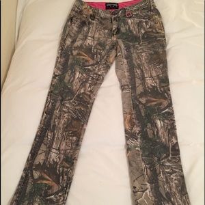 RealTree 5 Pocket Womens Camo/Hunting Jeans Sz 6